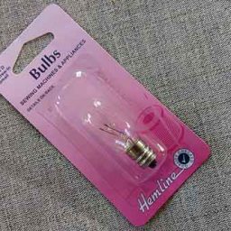 Sewing machine bulb, small screw-fitting